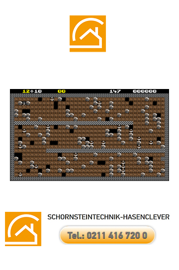 Bild Schornsteintechnik Schornsteinbauteile Hasenclever der Spieleklassiker Boulderdash