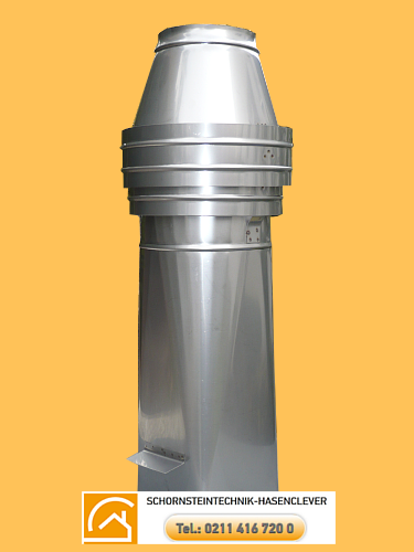 Produktbild Sorex V4A-Schornsteinaufsatz 1,0m 14x14cm